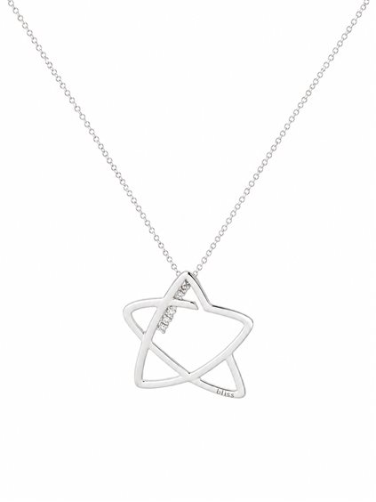 Collier Bliss Femme in Or Diamante 0.04 Ct K13605 - K13605